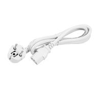 4 pezzi - Cavo Alimentazione OMNITRONIC 3x1,0 mm² 1,2 m Bianco per Dispositivi