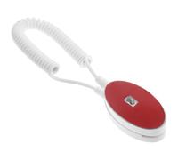 4 pezzi Cavo Retrattile per Telecomando bianco con Gancio Adesivo | ABS e PU, Fissaggio senza Fori, Accesso Rapido, per Set-Top Box, Casa, Hotel, Anziani