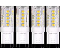 4 PEZZI CENTURY LAMPADINA BISPINA LED 3W ATTACCO G9 LUCE CALDA PIXYFULL-030930