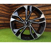 4 Pezzi Cerchi In Lega Audi S5 Style 19" 5x112 Nero Lucidati 8.5J ET40