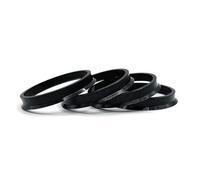 4 Pezzi Cerchione Universale Auto Da 70.1 Mm A 63.4 Mm Anelli Mozzo Da 70.1 A 63.4 Mm Anelli Centraggio OD 70.1 Mm ID 63.4 Mm Plastica ABS Nera Distanziale Ruota Adattatore