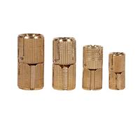 4 Pezzi Cerniera a Scomparsa in Ottone Cardini per Mobili Cerniere a Barilotto Nascoste Invisibile Cilindrica per Contenitore di Gioielli Porta in Legno DIY Fatto a Mano 12mm
