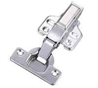 4 pezzi cerniera for armadio cerniera idraulica for mobili in acciaio inossidabile 304 nucleo in rame serranda for armadio buffer chiusura morbida(Full-Overlay)