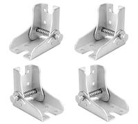 4 Pezzi Cerniere Pieghevoli, Supporto Pieghevole Autobloccante, Pieghevole Staffa Pieghevole, Supporto Pieghevole per Tavolo Pieghevole a Muro Salvaspazio Staffa Angolare Pieghevole Regolabile