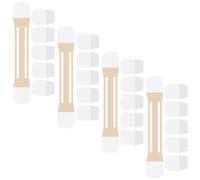4 Pezzi Cerotti Effetto Lifting Collo per Donne, Gomma Beige | Rassodamento Collo, Buona Elasticità e Adesione Ferma, Adatti a Molti Tipi di Pelle, Uso Confortevole