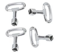 4 Pezzi Chiave Triangolare Contatore,Chiave Contatore Gas,Chiave Contatore Enel,Chiave Enel,Universale Chiave Triangolare per Elettrica Gas Acqua Contatore Elettrico Armadio