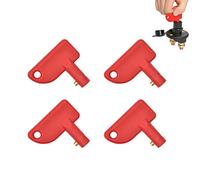 4 Pezzi Chiavi Ricambio Per Isolatore,Interruttore Isolatore Batteria Auto,Chiave di Ricambio stacca batteria,per Auto Camion Boat