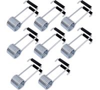 4 pezzi Chiudiporta universale a molla, molla a farfalla con fermaporta in gomma