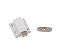 4 Pezzi Chiusura a Pressione Magnetica Push to Open Per Bianco Per Porte | Mobili da cucina Montaggio semplice tramite pressione Apertura leggera Pressione Chiusa Materiale plastico robusto per