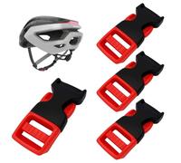 4 Pezzi Chiusura per Casco da Bicicletta, Fermaglio per Cinturino del Casco, Chiusura per Casco da Motocicletta, Fibbie e Chiusure, Compatibile con Casco ABUS, Altri Caschi, Zaini e Cinturini