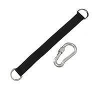 4 pezzi Cinghia for barra for trazioni for altalena sull'albero con anello in metallo Corda for appendere moschettone di collegamento for resistente for altalene Per Amache E Altalene Da Campeggio