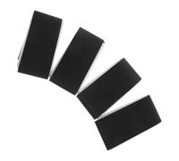 4 Pezzi Cinghia Portasci in Nylon Nero Chiusura a Strappo Regolabile | Protezione Antigraffio per Trasporto e Deposito, per Sciatori e Snowboarder, Fissaggio Pratico