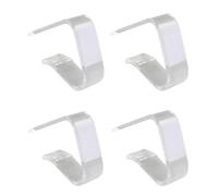 4 Pezzi Clip per Tovaglia Trasparente in Plastica, Ganci Fermatovaglia Antiscivolo, Tovaglia Fissa, Clip per Fissaggio Tovaglia per Festa Nuziale Ristorante Giardino Esterni Barbecue 52mm
