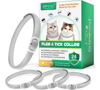 4 Pezzi Collare Antiparassitario per Gatti, Collare Antipulci Con Zecche
