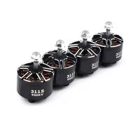 4 pezzi, compatibile con 3115 900KV, motore brushless 3-6S for drone FPV di classe X sistema trasmissione HD