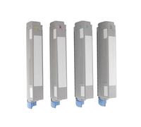 4 pezzi compatibili, compatibili for OKI, C831 C841 toner, compatibili for Okidata, C831n C831dn C831cdtn C841cdtn Cartuccia stampante 44844505 44844512(44844545 46 47 48)