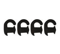 4 Pezzi Compatibili Con Piedini in Gomma Candy/Hoover, Fermata Gomma Griglia Piano di Lavoro Cod. Originale C00039148, 50247058006, 754010095