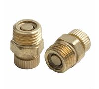 4 pezzi compressore d'aria vite di scarico in ottone per compressori a vite e pompe piccole accessori, valvola di sfiato rapido, attacco filettato oro