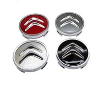4 Pezzi con Auto Logo Emblema Coprimozzi per Citroen C8 2008-2014,ABS Copri Ruota Centrale Sostituzione Originale Tappi Mozzo Impermeabili Antipolvere Auto Accessori,C-Black
