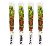 4 pezzi Cone Holder Tube - Custodia a J ermetica robusta per coni King Size (bianco)