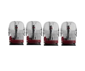 4 pezzi/confezione Cartuccia Vapo'resso LUXE Q 3ml 0.8/1.0/0.6ohm Riempimento laterale per vaporizzatore Luxe Q/Luxe QS/Luxe Q2/Luxe Q2 SE (0,8ohm) - No Nicotine