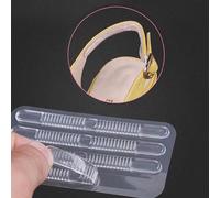 4 pezzi/confezione Strisce antiscivolo in silicone trasparente per tacchi e sottopiedi per evitare l'attrito sui piedi per scarpe con tacco alto e décolleté da donna, accessori per il ritorno a scuola