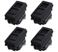4 Pezzi Connettore Rete Presa Dati RJ45 CAT5E, Compatibile Con Vimar Arke, Colore Nero