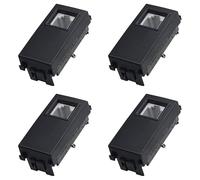 4 Pezzi Connettore Telefonica Presa RJ11, Compatibile Con Vimar Arke, Colore Nero