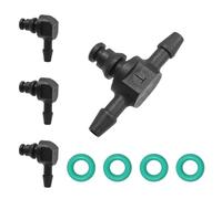 4 Pezzi Connettore Tubo Di Ritorno Iniettore Diesel, Connettore di Ritorno Dell'iniettore, Connettore Ritorno Iniettore Diesel Auto, Connettore Ritorno Iniettore Carburante per Serie Common Rail