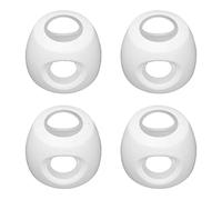 4 Pezzi Coperchi di Sicurezza per Pomello per Porta, Design Chiudibile a Chiave Coperchi di Blocco per Pomello per Porta, Difficili da Rimuovere, con Doppia Serratura, per la Maggior Parte delle Manop