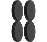 4 Pezzi Coperchio Rotondo Ermetico per Birra Nero, Ricambio | Plastica, Installazione Semplice e Pulizia Facile, per Casa e Bar, Compatibile Modelli Selezionati