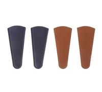 4 Pezzi Copertura in Cuoio per Forbici Piccole, Protezione Gialla e blu | Ricamo e Cucito, 8x3,3x0,3cm, per Organizzare Utensili e Proteggere le Punte