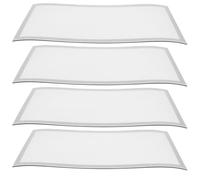 4 Pezzi Copertura Magnetica per Bocchette Aria Pavimento in PVC | Design Semplice e Chic, Resistenza All'usura, Ventilazione Continua, Protezione Completa per Uffici e Centri Commerciali