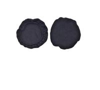 4 Pezzi Copertura per Cuffie Elasticizzata l Lavabile Nero | Protezione per Auricolari e Cuffie da Aviazione, Asciugatura Rapida, Assorbe Sudore, Tutela la Pelle