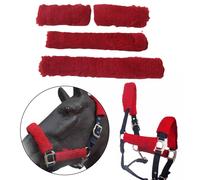 4 Pezzi Coperture per Cavezza Tubi Protettivi Imbottiture Morbide in Peluche per