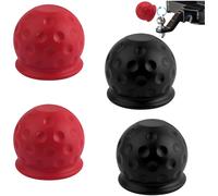 4 Pezzi copri gancio traino protezione in gomma, universale, 50mm