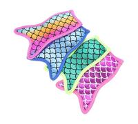 4 Pezzi Copri Ghiacciolo a Sirenetta in Neoprene per Adulti