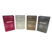 4 Pezzi Copri Pacchetto Sigarette In Metallo Champ 9,2 x 5,8 cm