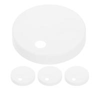 4 Pezzi Copribulloni per Tavoletta Wc Bianco Plastico Decorativo | Copriviti per Bulloni Water, Tappi Bagno per Fissaggio, Protezione Completa per Casa