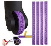 4 Pezzi Copricerchi per bagagli, Bagaglio Viaggio Copriruota, Ruote Per Bagagli Copertura Silicone, Antiscivolo con Cancellazione del Rumore, per Applicabile per Ruote Girevoli, Ruota per Valigia