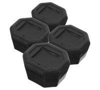 4 Pezzi Copriestremità, Ricambio Nero Plastico | Sostituzione del Cappuccio Finale, Maggiore Sicurezza Dell’impugnatura, per Partite Intense e Uso Ricreativo