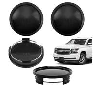 4 pezzi coprimozzi 75 mm, coprimozzi in ABS per auto, resistenti alle intemperie e universali, coprimozzi OD 75 mm ID 69,5 mm, coprimozzo ruota per una protezione ottimale, nero