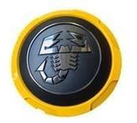 4 Pezzi Coprimozzi per Abarth 500 595 695 Coppa Coppone 133 mm, coprimozzo centrale,Resistente All'usura e Durevole,coprimozzo del pneumatico,accessori per ruote,impermeabili,B