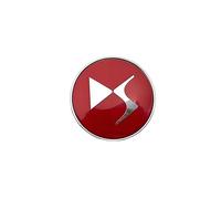 4 Pezzi Coprimozzi per DS3 DS4 DS5LS DS5 DS6 DS7 DS9 60mm, Impermeabili Antipolvere Centrale Coprimozzo Copriruota, Coprimozzi Copricerchi di Ricambio, Auto Accessori,Red