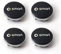 4 Pezzi Coprimozzi per Smart 450 451 453 Fortwo Forfour 60mm, Tappi Mozzo Coprimozzo Centrale Coprimozzo Accessori Resistente All'usura Durevole Coprimozzo,A-