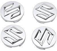 4 Pezzi Coprimozzi per Suzuki-CELERIO Spacia Baleno SX4 Vitara Jimny 60mm, Copricerchi Tappi, Coprimozzo, Coprimozzo Ruota, Copertura Mozzo, Antipolvere/con Logo
