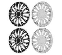 4 Pezzi Coprimozzi Ruota Auto da 16 Pollici, Copertura Completa e Protettiva per Cerchi, adatta a SUV e Berline