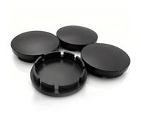 4 Pezzi Coprimozzi Ruota OD56 mm ID51 mm Copricerchi Tappi per Ruote, Coprimozzo per Centri Ruota, Tappi di Cerchioni Auto in ABS, Accessori Ricambi Auto per Alcuni Modelli di Cerchioni, Nero