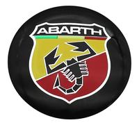 4 pezzi Coprimozzo da 56mm con Logo 3D Abarth Antipolvere per Cerchi