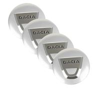 4 Pezzi Coprimozzo per Dacia Duster Logan Sandero Lodgy 56MM, Adesivi Coprimozzi Copricerchi Coprimozzo Ruota con Logo Ruota Centrale Coprimozzo Copri Badge